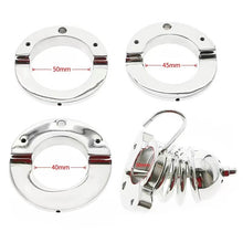 Load image into Gallery viewer, 2 in1 Stainless Steel Helmet Chastity Cage