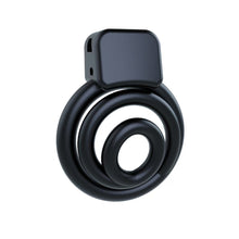 Load image into Gallery viewer, 3D Black Whirlwind Chastity Cage