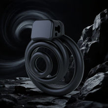Afbeelding in Gallery-weergave laden, 3D Black Whirlwind Chastity Cage