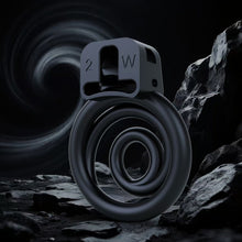 Load image into Gallery viewer, 3D Black Whirlwind Chastity Cage