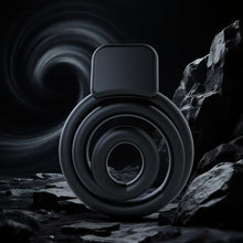 Load image into Gallery viewer, 3D Black Whirlwind Chastity Cage