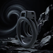 Afbeelding in Gallery-weergave laden, 3D Black Whirlwind Chastity Cage