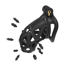 Afbeelding in Gallery-weergave laden, 3D Dubbelkoppige Zachte Spikes Ademende Kuisheidskooi