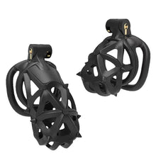 Afbeelding in Gallery-weergave laden, 3D Dubbelkoppige Zachte Spikes Ademende Kuisheidskooi