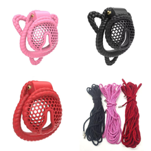 Afbeelding in Gallery-weergave laden, 3D Honeycomb Bundled Chastity Cage 1
