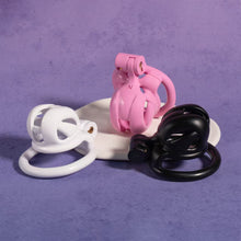 Afbeelding in Gallery-weergave laden, 3D Mini Viper Chastity Cage With 4 Rings