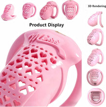 Afbeelding in Gallery-weergave laden, 3D Printed Resin Chastity Device with 4 Ring Sizes