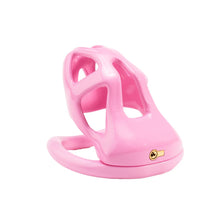 Load image into Gallery viewer, Skull Cutout Resin Chastity Cage with Four-Ring Set