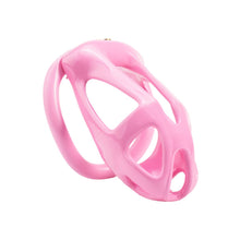 Load image into Gallery viewer, Skull Cutout Resin Chastity Cage with Four-Ring Set