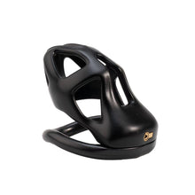 Load image into Gallery viewer, Skull Cutout Resin Chastity Cage with Four-Ring Set