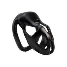 Load image into Gallery viewer, Skull Cutout Resin Chastity Cage with Four-Ring Set