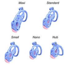 Lade das Bild in den Galerie-Viewer, Blue Cobra Maxi Keuschheitsset mit Harnröhre