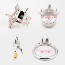 Load image into Gallery viewer, Bull Head Skeleton Chastity Cage-55mm