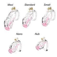 Load image into Gallery viewer, Transparent Cobra Standard Chastity Kit With Urethral