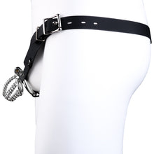Load image into Gallery viewer, Chainmail Steel Chastity Cage with Belt - 7