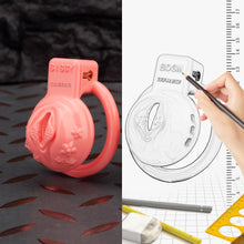 Load image into Gallery viewer, Custom Pink Pussy Cock Cage-2