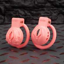 Load image into Gallery viewer, Custom Pink Pussy Cock Cage-4