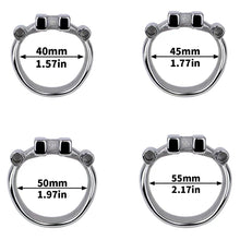 Lade das Bild in den Galerie-Viewer, Removable PA Chastity Cage- ring soze
