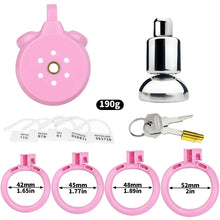 Load image into Gallery viewer, Flat Chastity Cage With Inverted Plugged