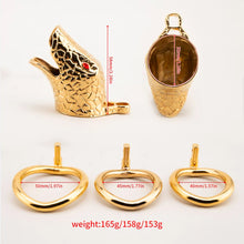 Load image into Gallery viewer, Snakehead-Themed Cock Cage