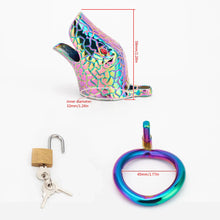 Load image into Gallery viewer, Snakehead-Themed Cock Cage
