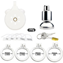 Load image into Gallery viewer, Flat Chastity Cage With Inverted Plugged