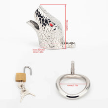 Load image into Gallery viewer, Snakehead-Themed Cock Cage