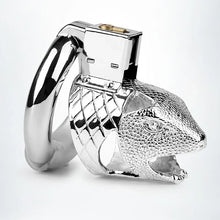 Load image into Gallery viewer, Stainless Steel Snakehead Chastity Lock