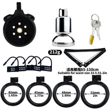 Load image into Gallery viewer, Flat Chastity Cage With Inverted Plugged