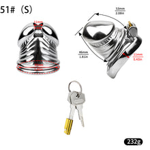 Lade das Bild in den Galerie-Viewer, Steel Chastity Cage - 3