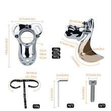 Load image into Gallery viewer, Steel Chastity Belt Bondage - size