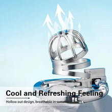 Load image into Gallery viewer, Abstinence Adjustable Metal Chastity Cage