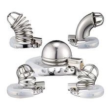 Load image into Gallery viewer, Abstinence Adjustable Metal Chastity Cage