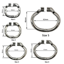 Load image into Gallery viewer, Male Chastity Cage 1.73 inches long