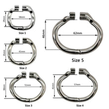 Load image into Gallery viewer, Metal Chastity Cage Small & Shabby