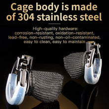 Load image into Gallery viewer, Adjustable Chainmail Chastity Cage 5