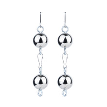 Load image into Gallery viewer, Adjustable Dual Ring Metal Cock Ring with Weighted Chains – metal ball weight chain detail