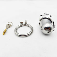Load image into Gallery viewer, Anti-Escape Metal Chastity Cage - 3