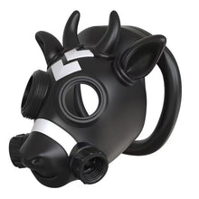 Lade das Bild in den Galerie-Viewer, Bull-Head Gas Mask Chastity Cage in Six Colors