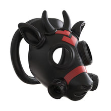 Lade das Bild in den Galerie-Viewer, Bull-Head Gas Mask Chastity Cage in Six Colors