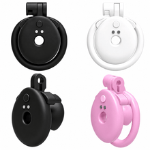 Lade das Bild in den Galerie-Viewer, App-Controlled Micro Flat Chastity Cage with Vibration