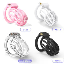 Load image into Gallery viewer, Honeycomb Chastity Device With 4 Ring