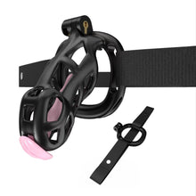 Lade das Bild in den Galerie-Viewer, Black Cobra Keuschheits-Standardset mit Gürtel und Harnröhre