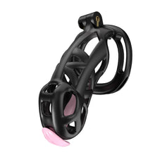 Lade das Bild in den Galerie-Viewer, Black Cobra Keuschheits-Maxi-Set mit Gürtel und Harnröhre
