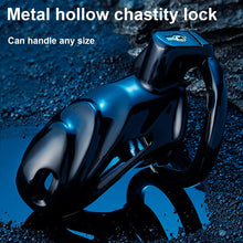 Load image into Gallery viewer, Black Metal Chastity Lock -8