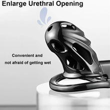 Lade das Bild in den Galerie-Viewer, Black Metal Chastity Cage