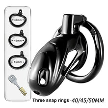 Lade das Bild in den Galerie-Viewer, Black Metal Chastity Cage