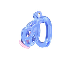 Lade das Bild in den Galerie-Viewer, Blue Cobra Keuschheits-Nano-Set mit Gürtel und Harnröhre