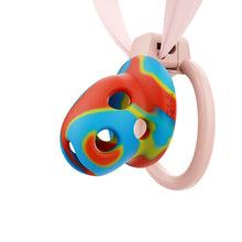 Lade das Bild in den Galerie-Viewer, Breathable Soft Rubber Chastity Cage 6