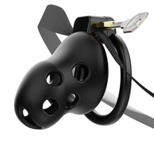 Lade das Bild in den Galerie-Viewer, Breathable Soft Rubber Chastity Cage 5